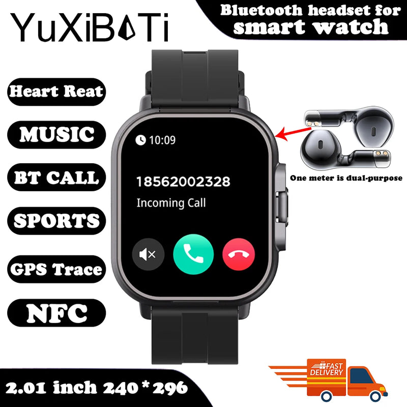 Smart Watch 2 em 1 relogio Smart e fone bluetooth